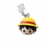 Straw-hat character charm on a white background